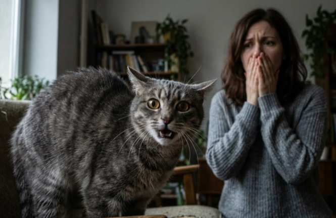 Кошка, в которую вселился "дьявол"