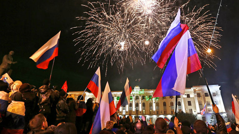    Крым, Симферополь. Референдум