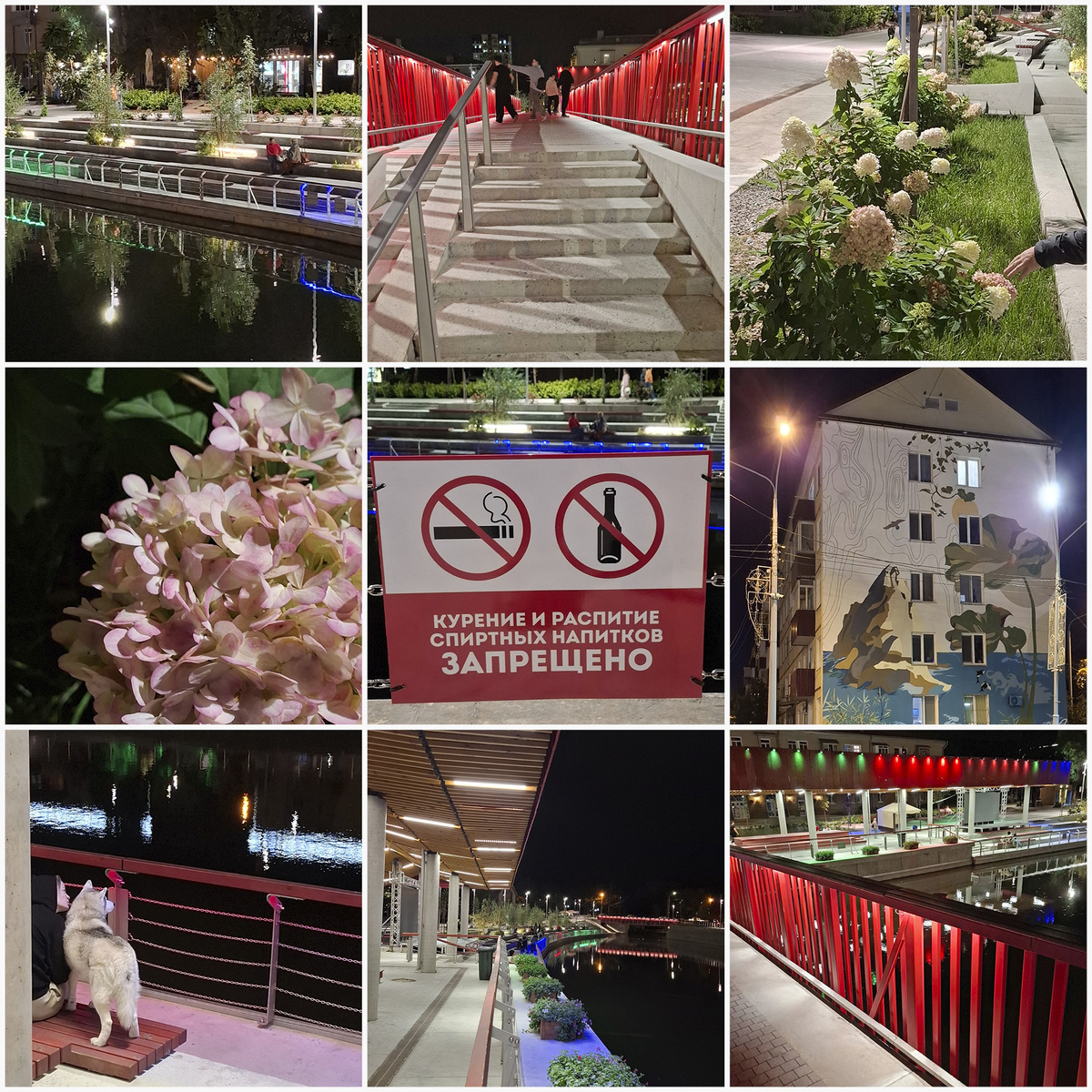 Рябиновая набережная в Южно-Сахалинске. Фото автора.