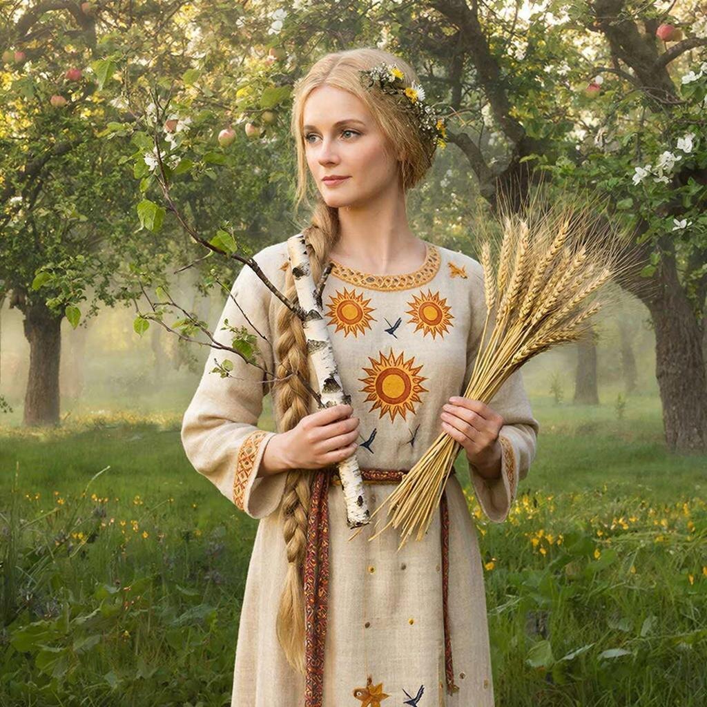 Веста — славянская богиня весны: пробуждение природы и тайна женской мудрости.