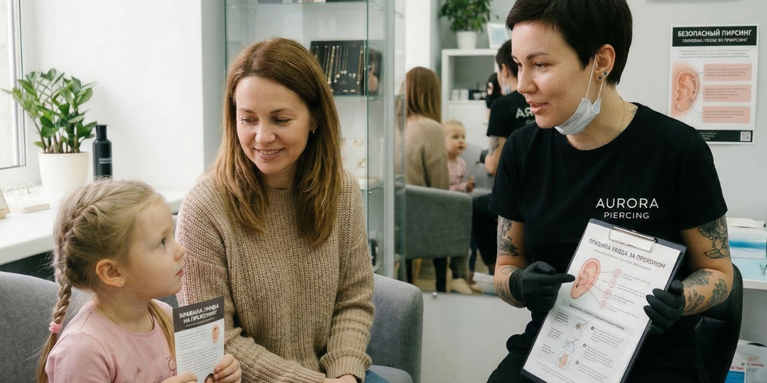 Почему маленьким детям лучше не прокалывать уши: мнение врачей и пирсеров