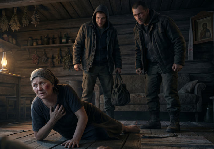 Уголовники ночью залезли в дом к беззащитной старушке