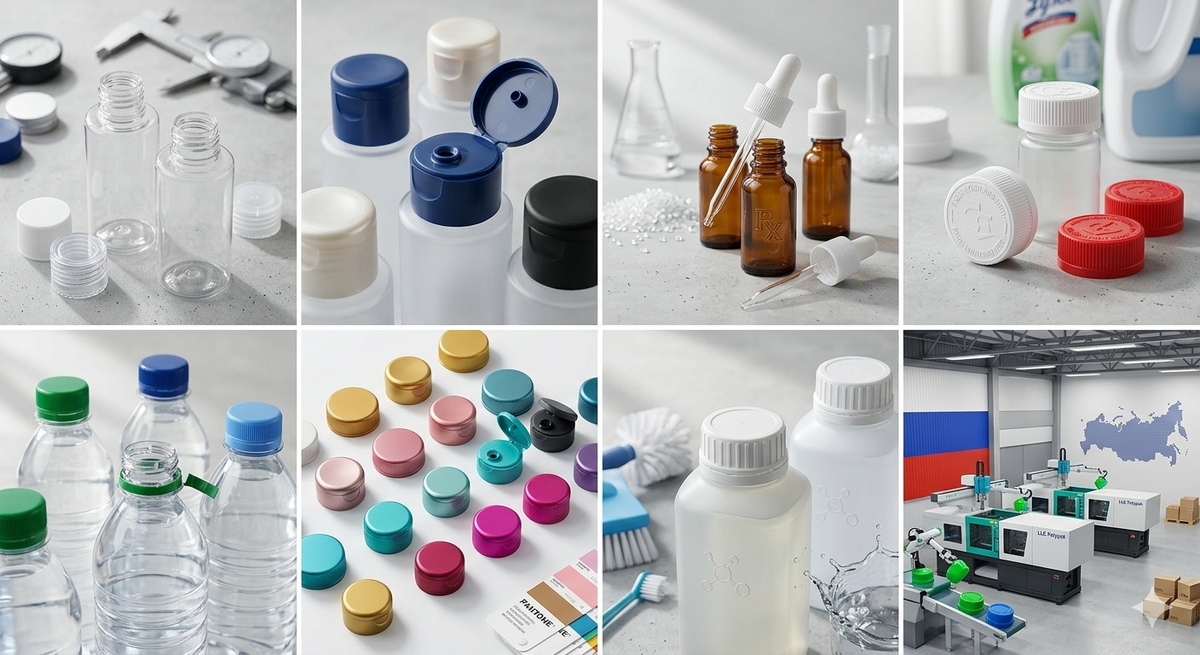 Производство комплектующих для ПЭТ-флаконов - ООО «Полипак»