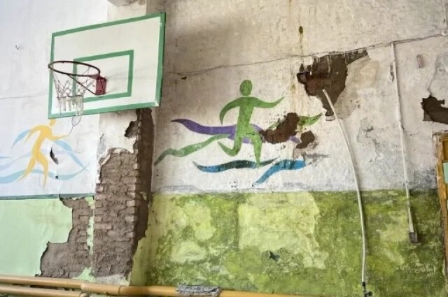    Спортзал на момент обрушения не использовался. Фото: прокуратура Челябинской области