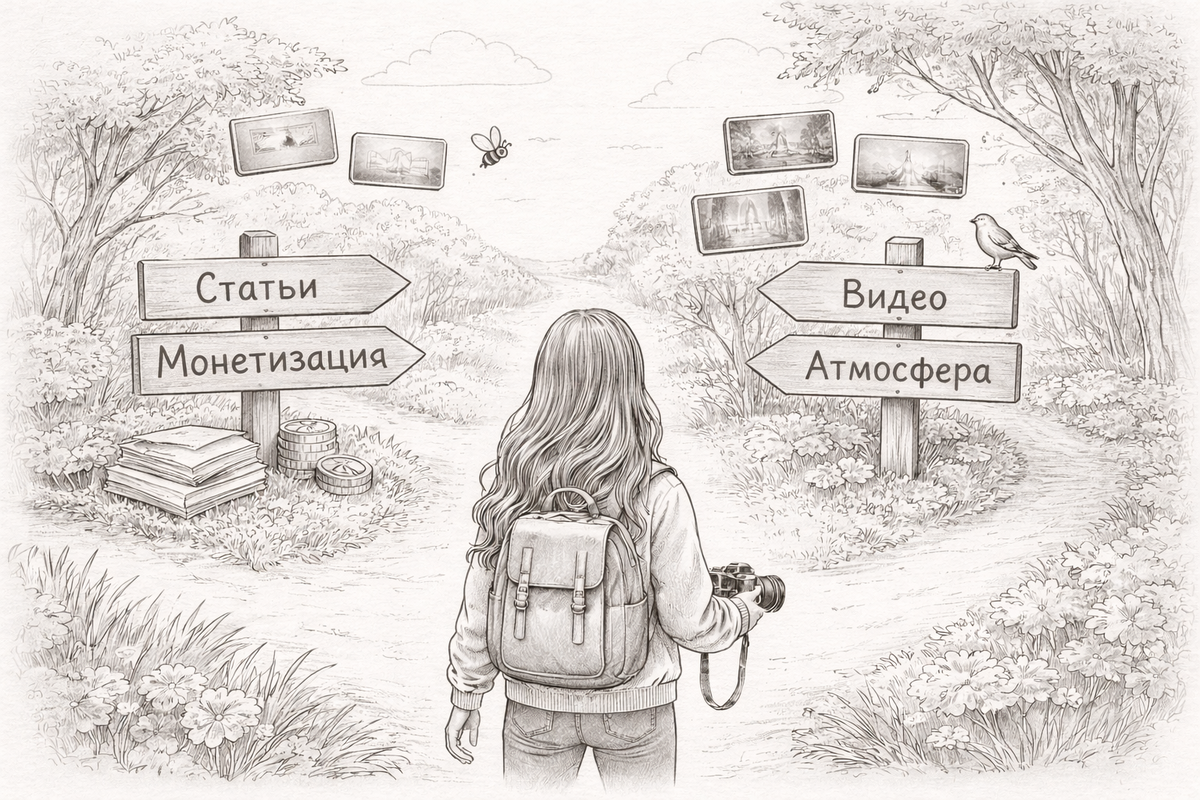 На развилке вариантов. (Фото сгенерировано ИИ)