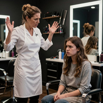 Между делом мы о чем-то разговаривали. Я не помню уже подробностей, но какая-то из фраз Алены меня очень обидела, что захотелось прям тут же убежать из салона.