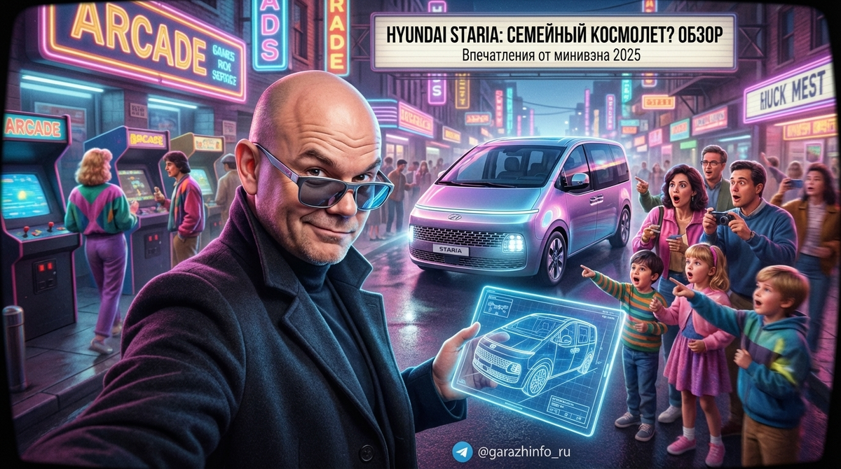    Hyundai Staria 2025 — идеальный выбор для семейных поездок. Zero8