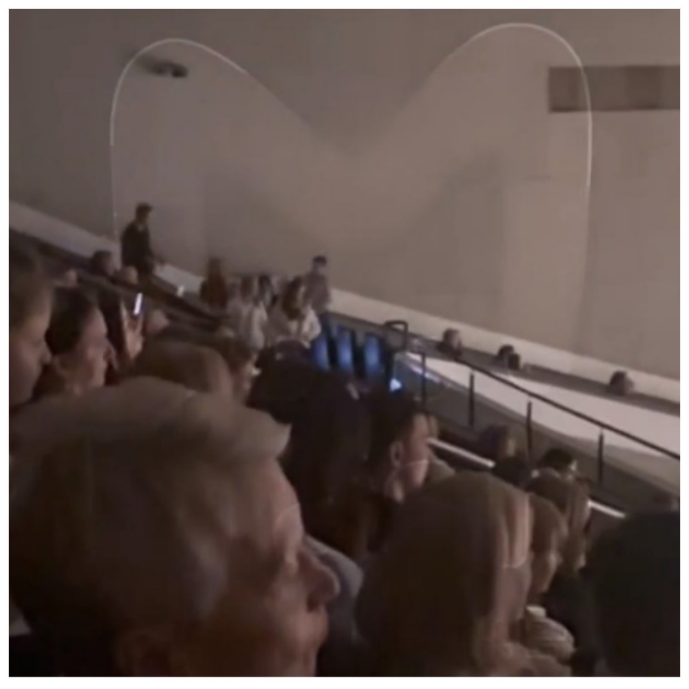 Около 50 человек вышло из зала