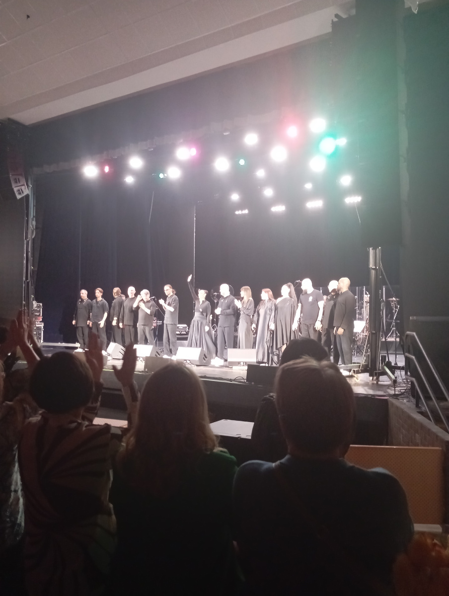 Сцена, там Елена Ваенга.