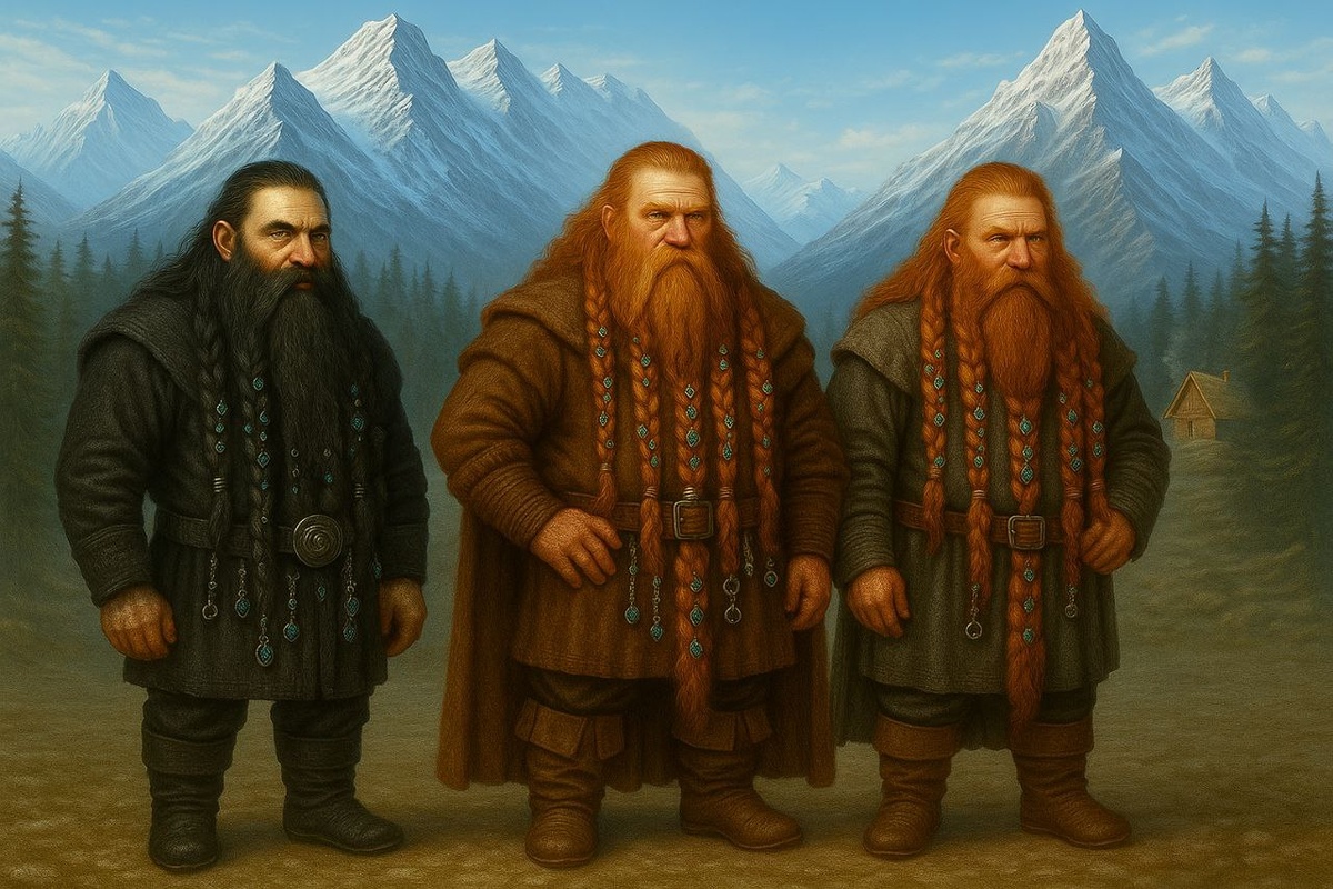 Халдфлинги. Картина, написанная неизвестным художником-дестром