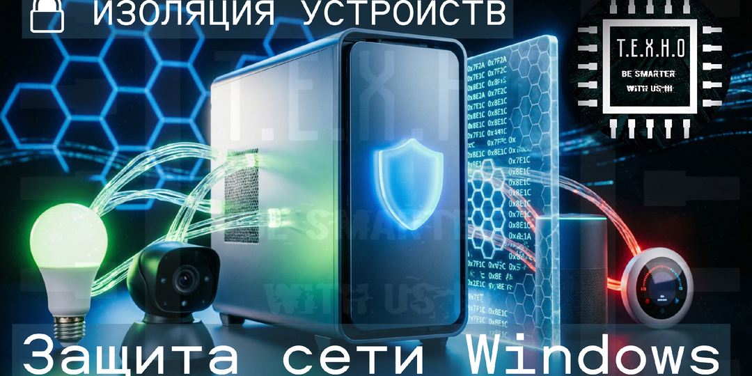 🔐 Безопасность «умного дома» через ПК: изоляция IoT-устройств в сети Windows