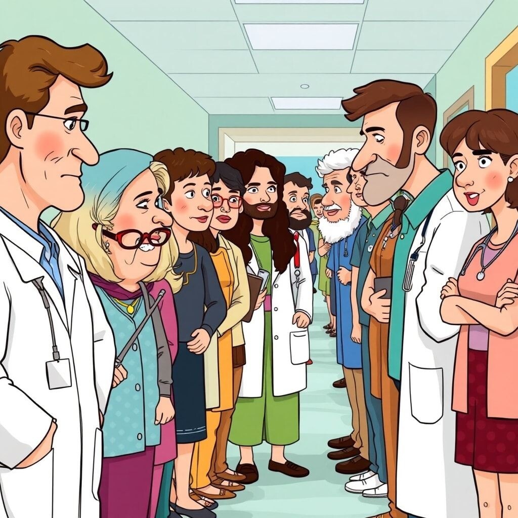 Здесь лечат нервы. Ожидание в очереди — уже терапия.