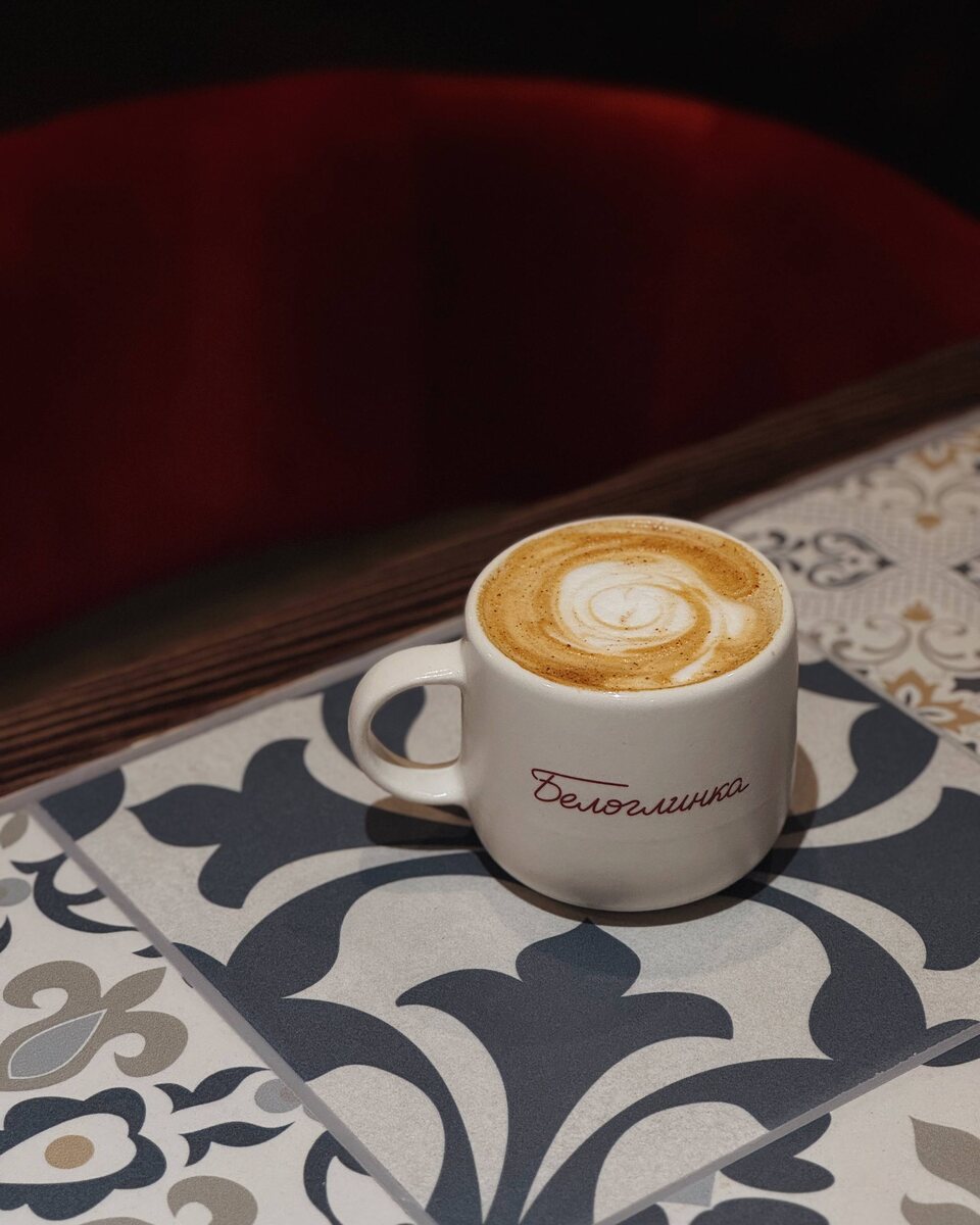 Вот она - компактная кружка для маленького капучино. Производство Saloev.