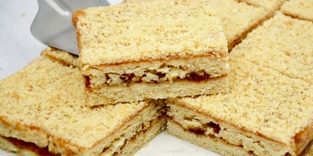 🍪✨ Постная песочная полоска с повидлом: вкус детства без яиц и молока