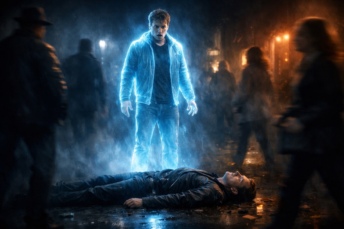 Он уже умер. Но пока не понял этого.