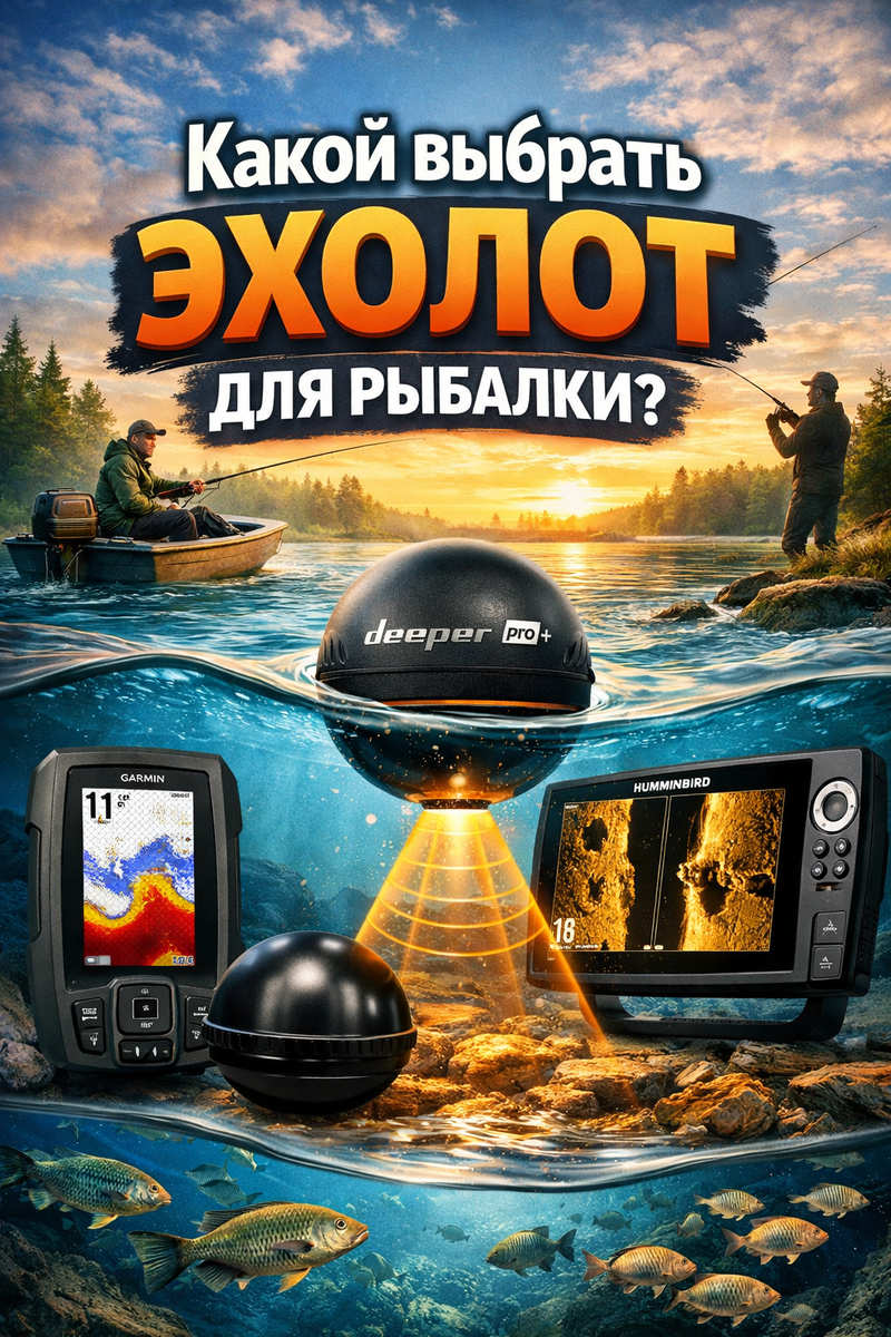 Какой выбрать эхолот для рыбалки