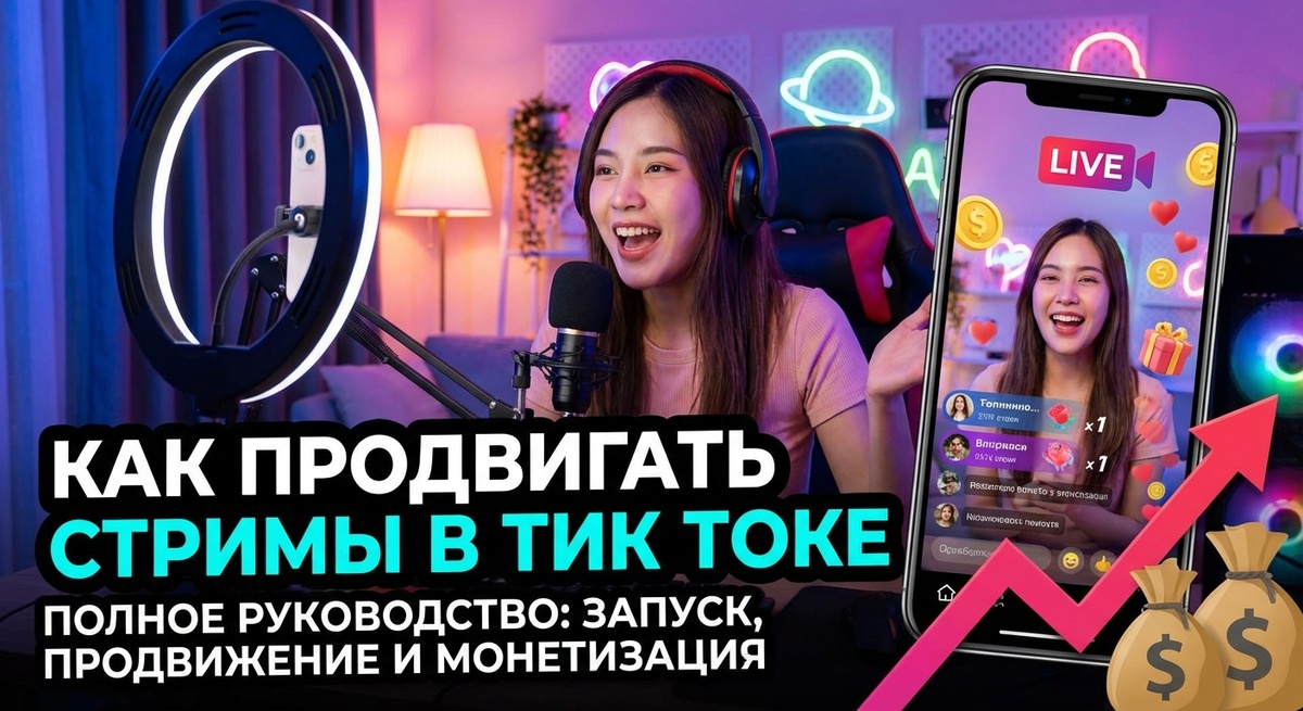 Продвижение стримов в ТикТок в 2026 году