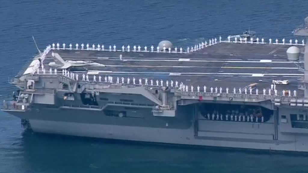    ВМФ США авианосец "Джеральд Форд" 1