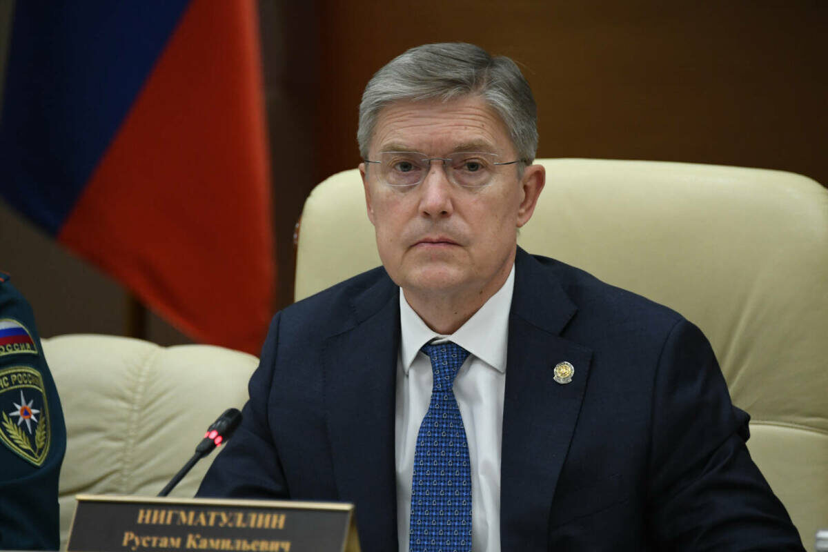 Рустам Нигматуллин: «Существует высокая вероятность интенсивного паводка в связи с тем, что объем выпавших за зиму осадков превысил климатические показатели»Фото: prav.tatarstan.ru