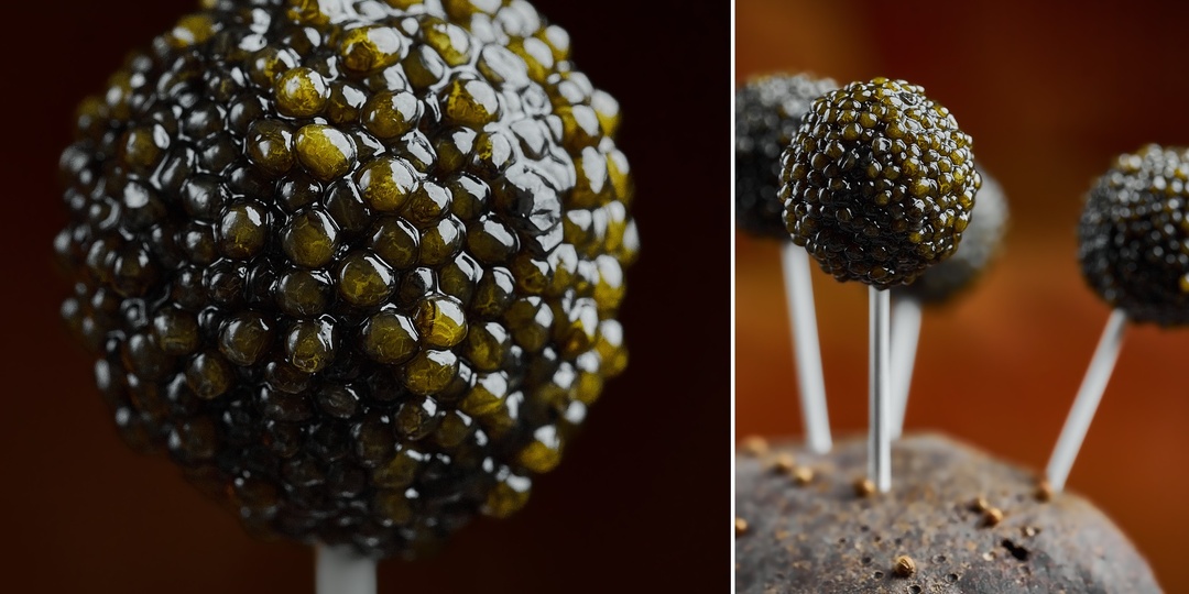 Икра-чупс: сырое мясо в чёрной икре — новая московская забава