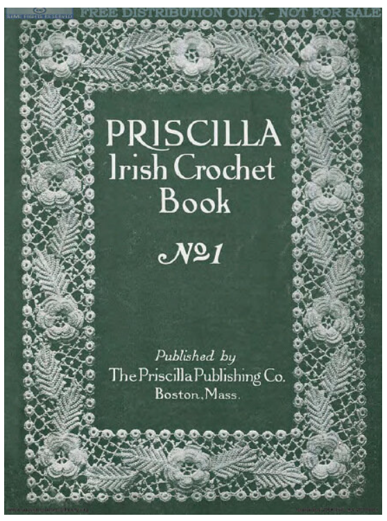 Книга для любителей ирландского кружева. Красивые цветы и листья, интересные элементы. Книга без схем, только описания.Есть фотографии процесса вязания.