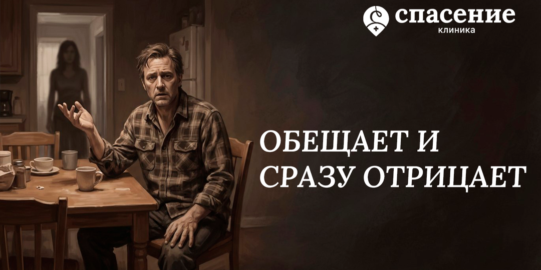 После запоя он клянётся и через час всё отрицает: что алкоголь делает с памятью, критикой и контролем