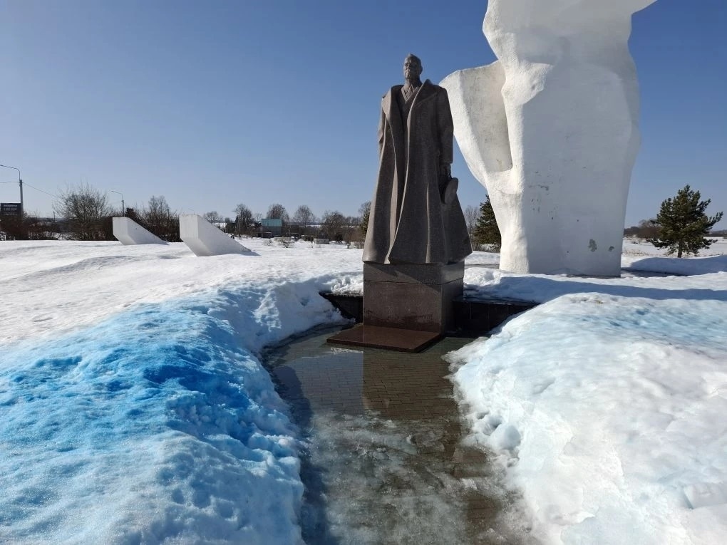    Семья устроила гендер-пати у памятника Жукова в Калужкой области