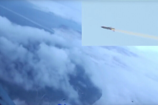 Испытания крылатой ракеты с ядерным двигателем «Буревестник», кадр из видео Минобороны / Министерство обороны России/РИА Новости   📷