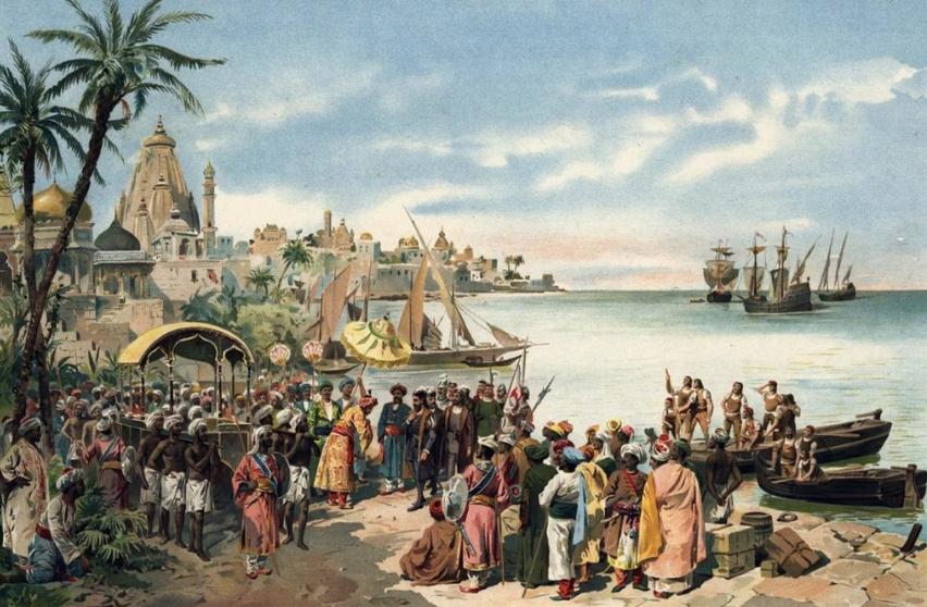 Португальские солдаты в Индии