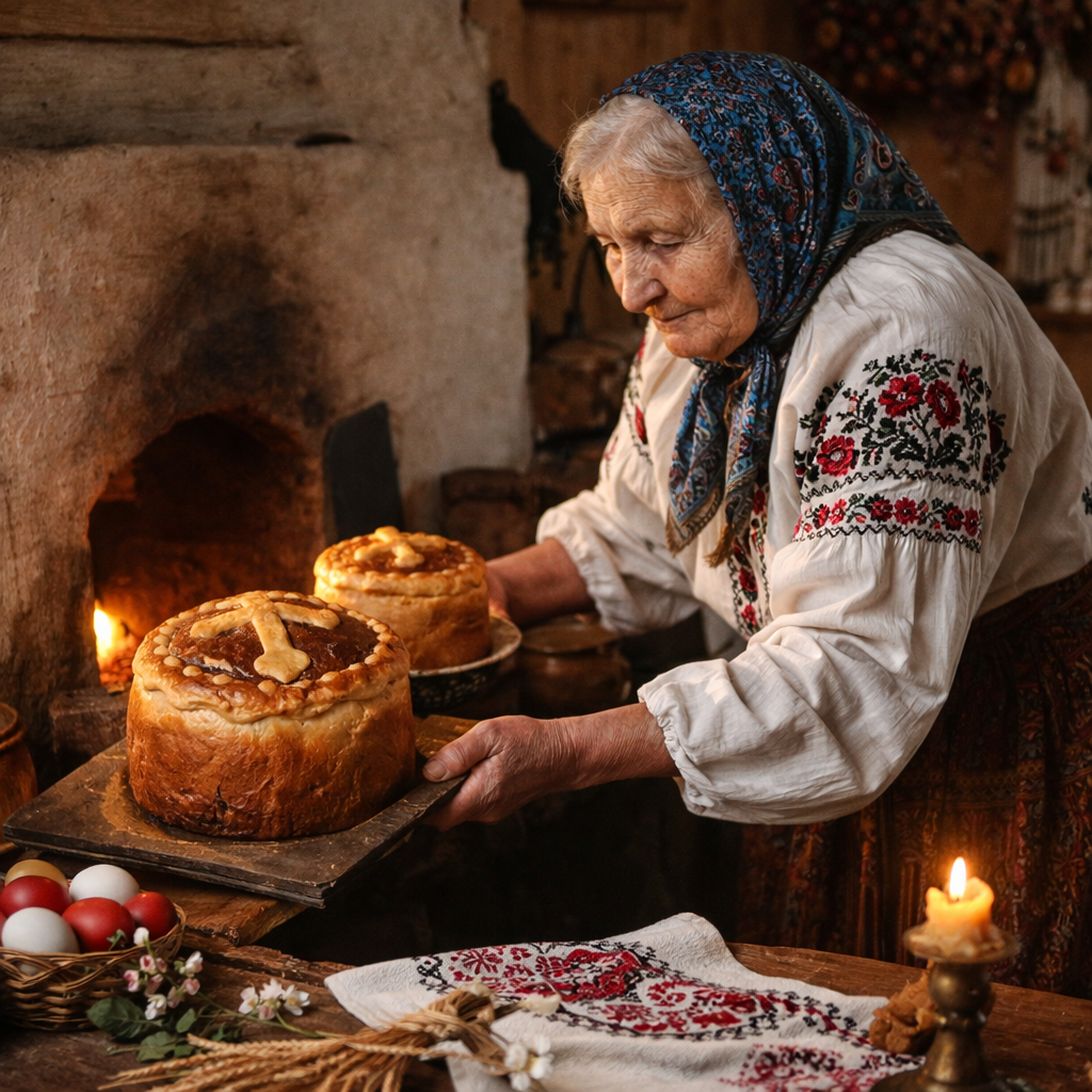 Так пекли настоящую украинскую паску: без глазури, с символами из теста и с уважением к традиции