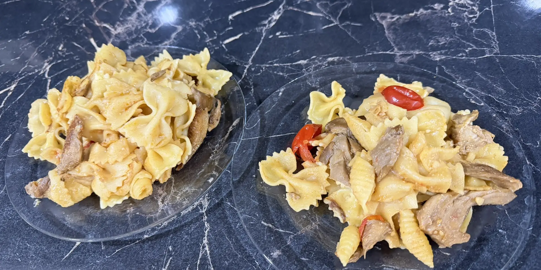 Нежный ужин с вешенками в сливочном соусе