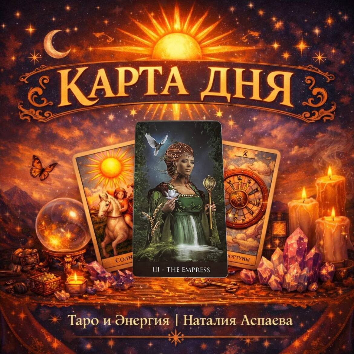 КАРТА ДНЯ ✨ ИМПЕРАТРИЦА - 19.03.26 ✨ 