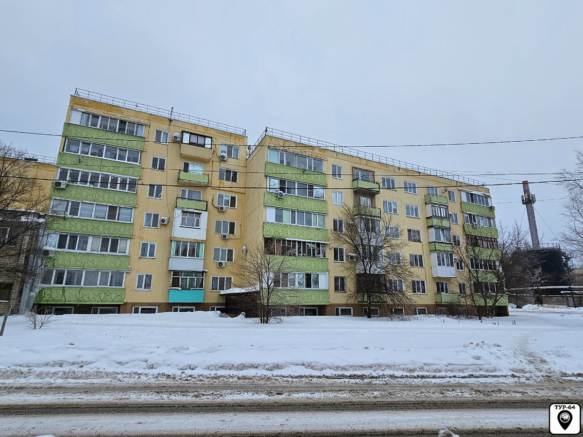 Жилые дома на улице Строителей