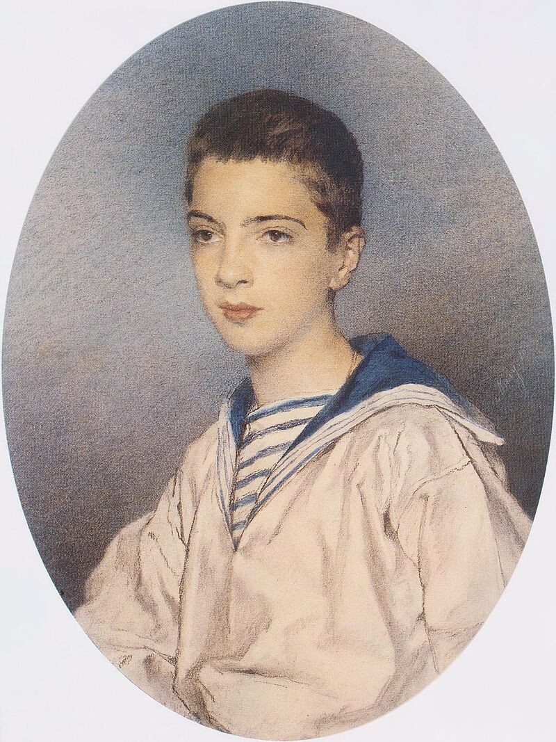 Великий князь Александр Михайлович в юности