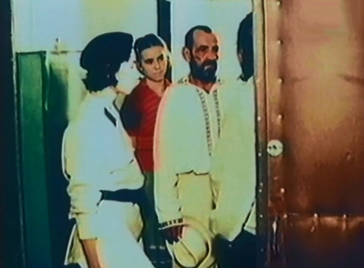    Кадр из фильма «Под маской черной кошки».