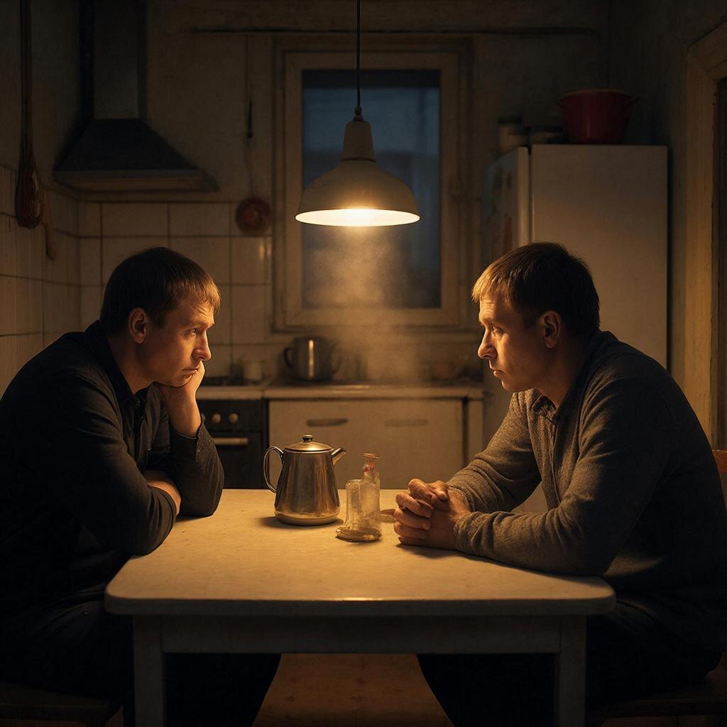 Тот самый момент, когда слова застряли где-то между чайником и сердцем.