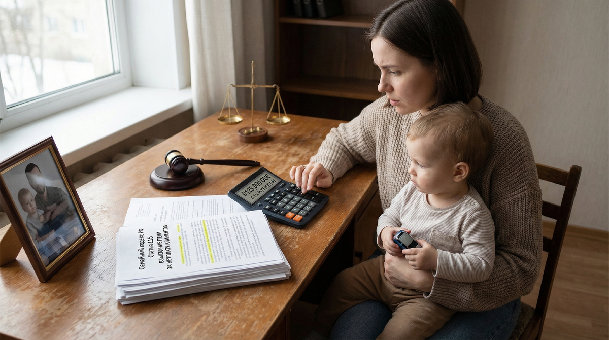 Неустойка по алиментам