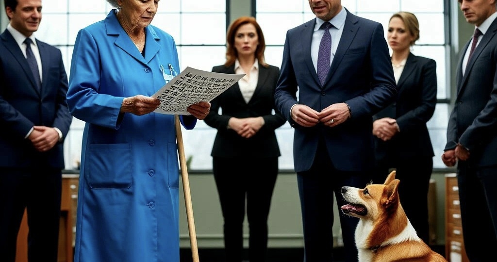 Я отдам всю свою годовую зарплату тому, кто это переведёт!—рассмеялся директор. Но когда уборщица взяла бумаги, смех резко прекратился.