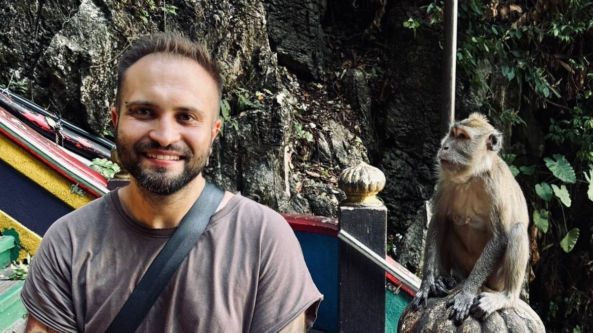    Зоолог Илья Гомыранов наблюдает за животным миром не только на работе, но и на отдыхе / Фото: Личный архив