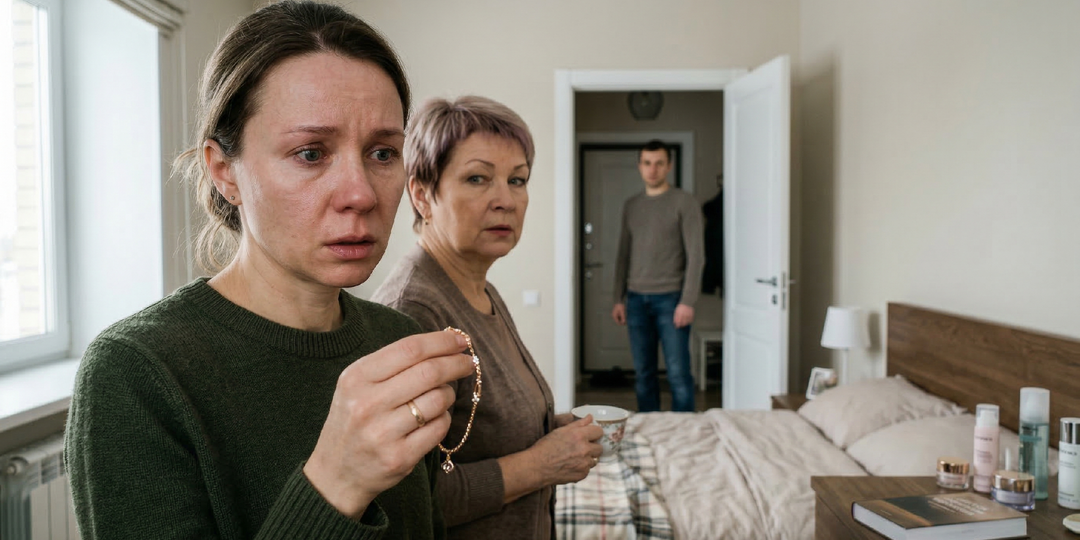 Уехала к маме на неделю. Вернулась на день раньше - нашла браслет, которого никогда не дарила