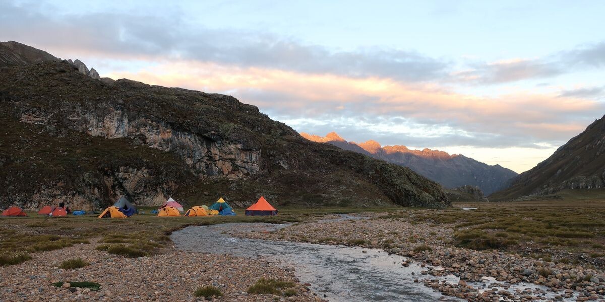 Рассвет в горах Перу