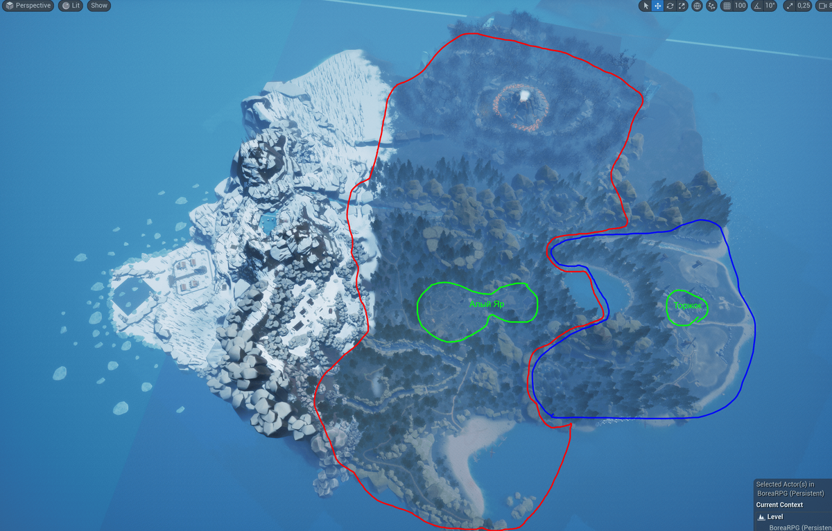 Как вы можете заметить территории станет почти в 3 раза больше не считая той что уже была. Но и это еще не всё, так как были введены острова, например вот один из них:
