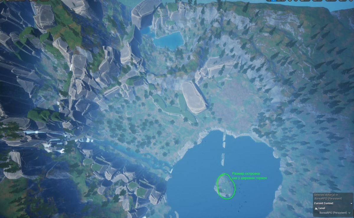 Для сравнения я обвел островок который примерно соответствует масштабам деревни торжок, дабы вы могли оценить масштаб новой территории.

