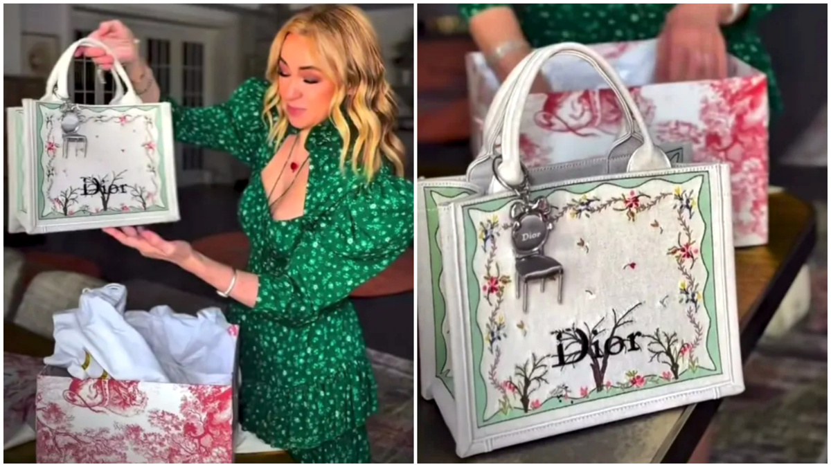 Яна Рудковская хвастается сумкой Dior подаренной Димой Биланом