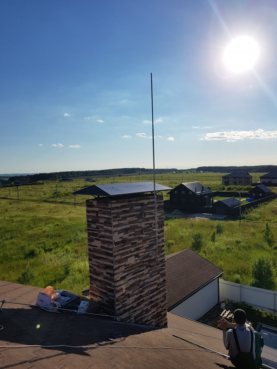 Фотография. Молниеприемник стержневой сборный МСС-3.1К