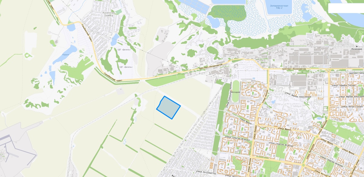 Участок "Алгоритма" на кадастровой карте