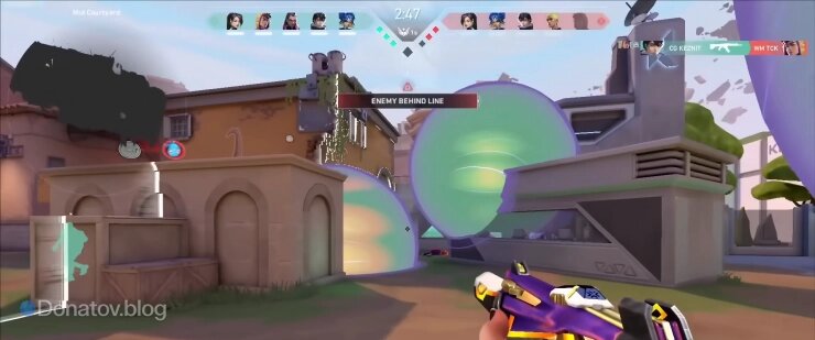    Геймплейный кадр режима «Нокаут» в Valorant