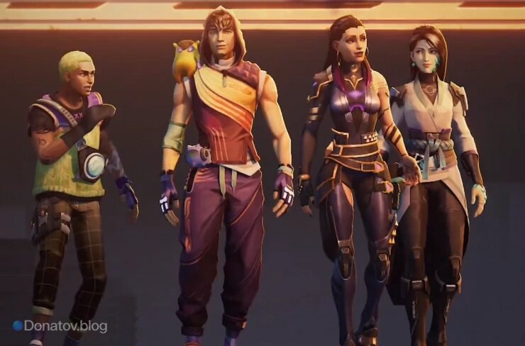    Иллюстрация агентов Valorant