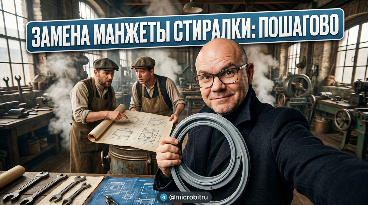    Пошаговая инструкция по замене манжеты в стиральной машине. as7