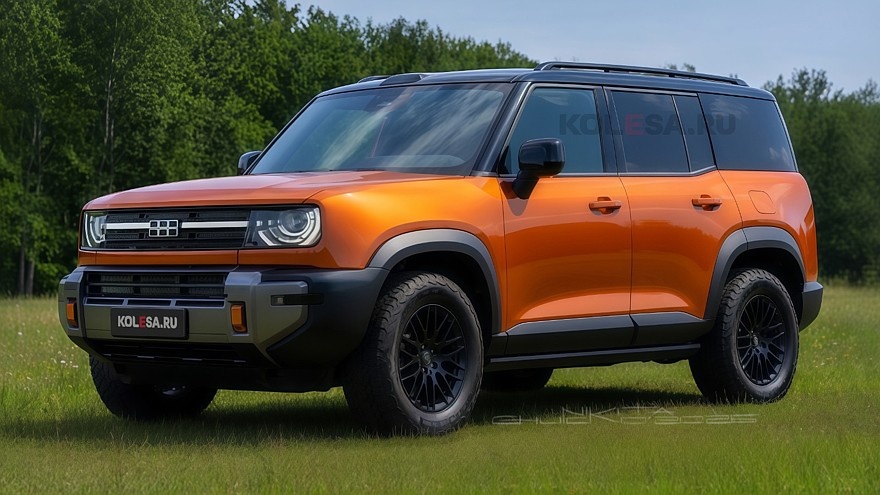    Рендер серийного кроссовера Geely Galaxy Cruiser